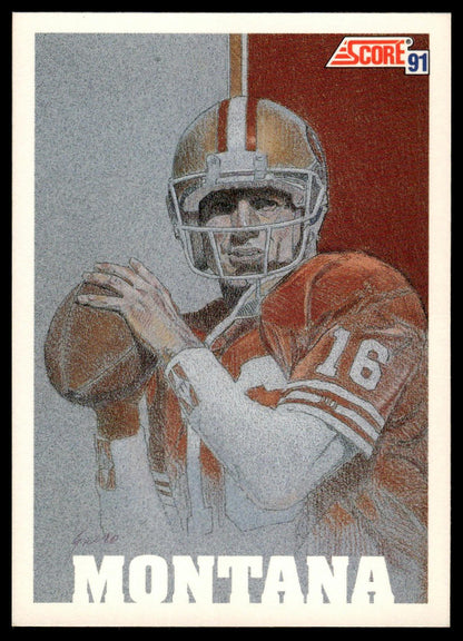 1991 Score #620 Joe Montana