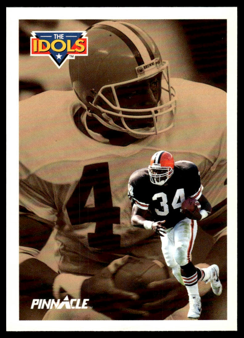 1991 Pinnacle #376 Kevin Mack / Earnest Byner IDOL