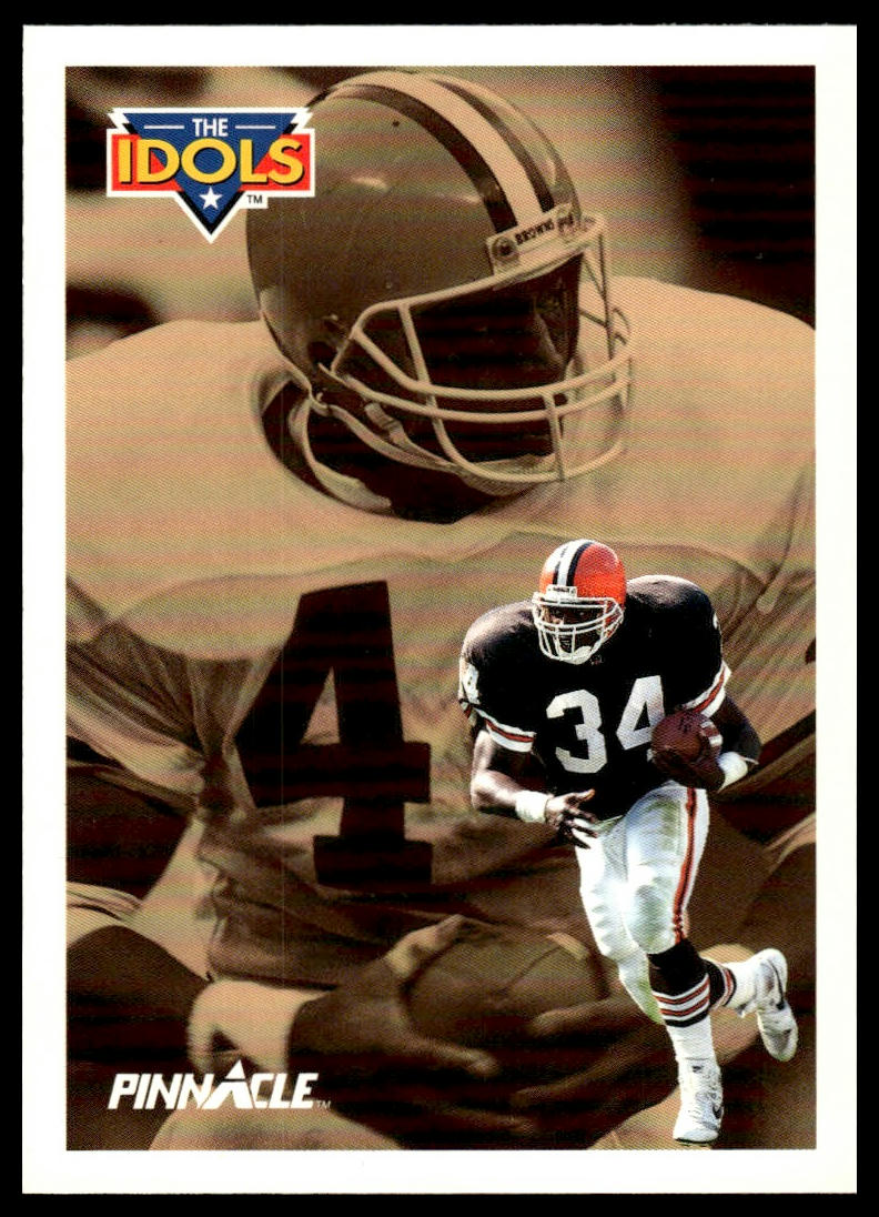 1991 Pinnacle #376 Kevin Mack / Earnest Byner IDOL