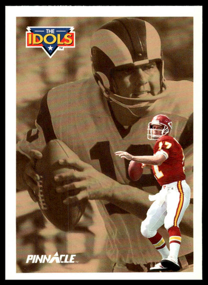 1991 Pinnacle #379 Steve DeBerg / Roman Gabriel IDOL
